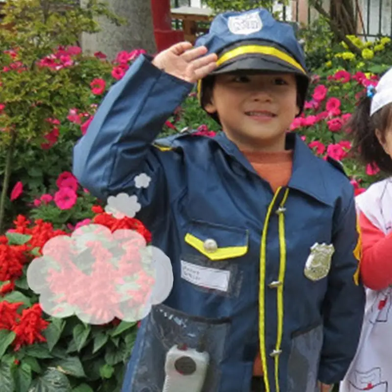 Vaikai Cosplay Kostiumų Karjeros Ugniagesiai, Policininkai Apsimesti Žaisti Halloween Apranga P31B