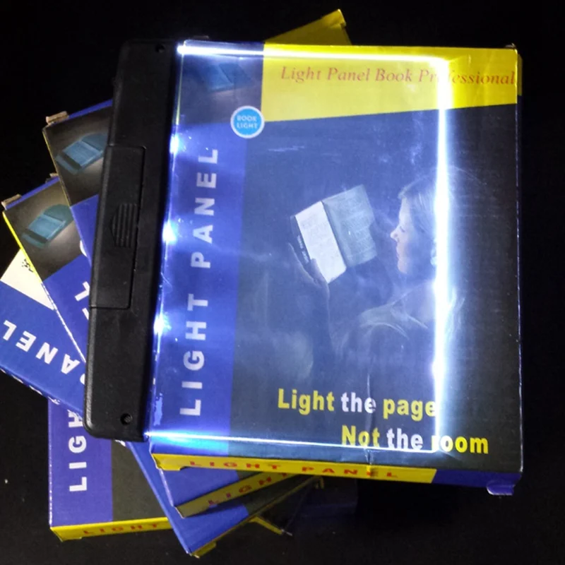 Kūrybinių Mados LED Knygą Šviesos Nešiojamų Lempa Naujovė Belaidžio Akių Apsauga Baterija Opperated Lampara Para Leer 1pc
