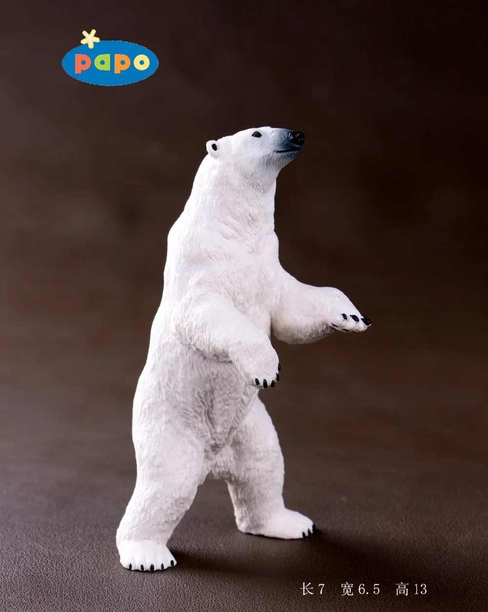 Papo Naujas Modeliavimo Gyvūnų Žaisti Polar Bear Šeimos Kostiumas 5~13cm Vaikų Žaislas Modelis Rinkti
