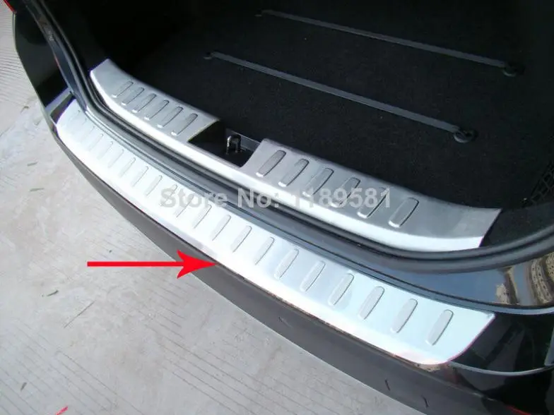 BMW X1 2013 iš Nerūdijančio Plieno Galinio Buferio Apsauga Už bagažo skyriaus Slenksčio Dekoratyvinės Plokštės Pedalas