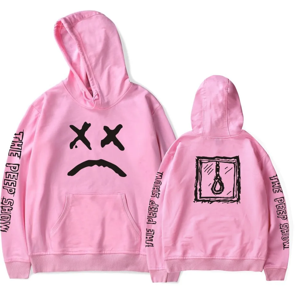 Lil peep juokinga hoodies 2018 lil peep spausdinti palaidinės plius dydžių vyrams, atsitiktinis vilnos streetwear hoodies cry baby lil peep