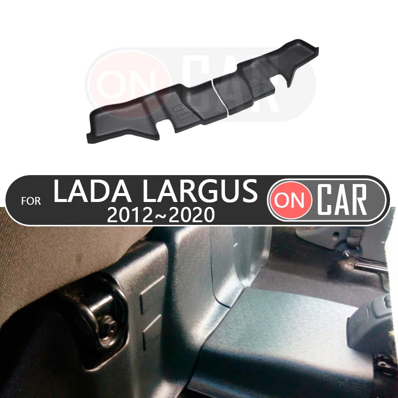 Dengiamoji plokštė, skirta pagal galinės sėdynės danga Lada Largus 7 Sėdimos vietos nuo 2012 m. iki 2020 m., auto aksesuarai, automobilių stiliaus tuning idecoration