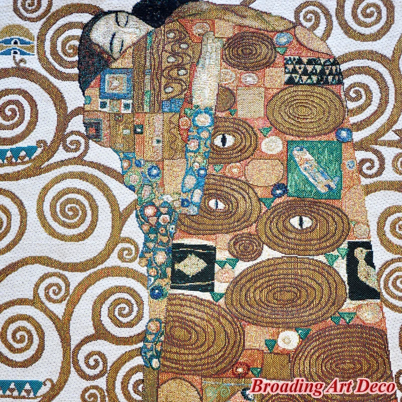 Gustav Klimt Gyvybės Medis (Pilna Versija) Gobelenas Sienos Kabo Žakardo Pynimo Gobeleno Namų Meno Apdailos Aubusson Medvilnė