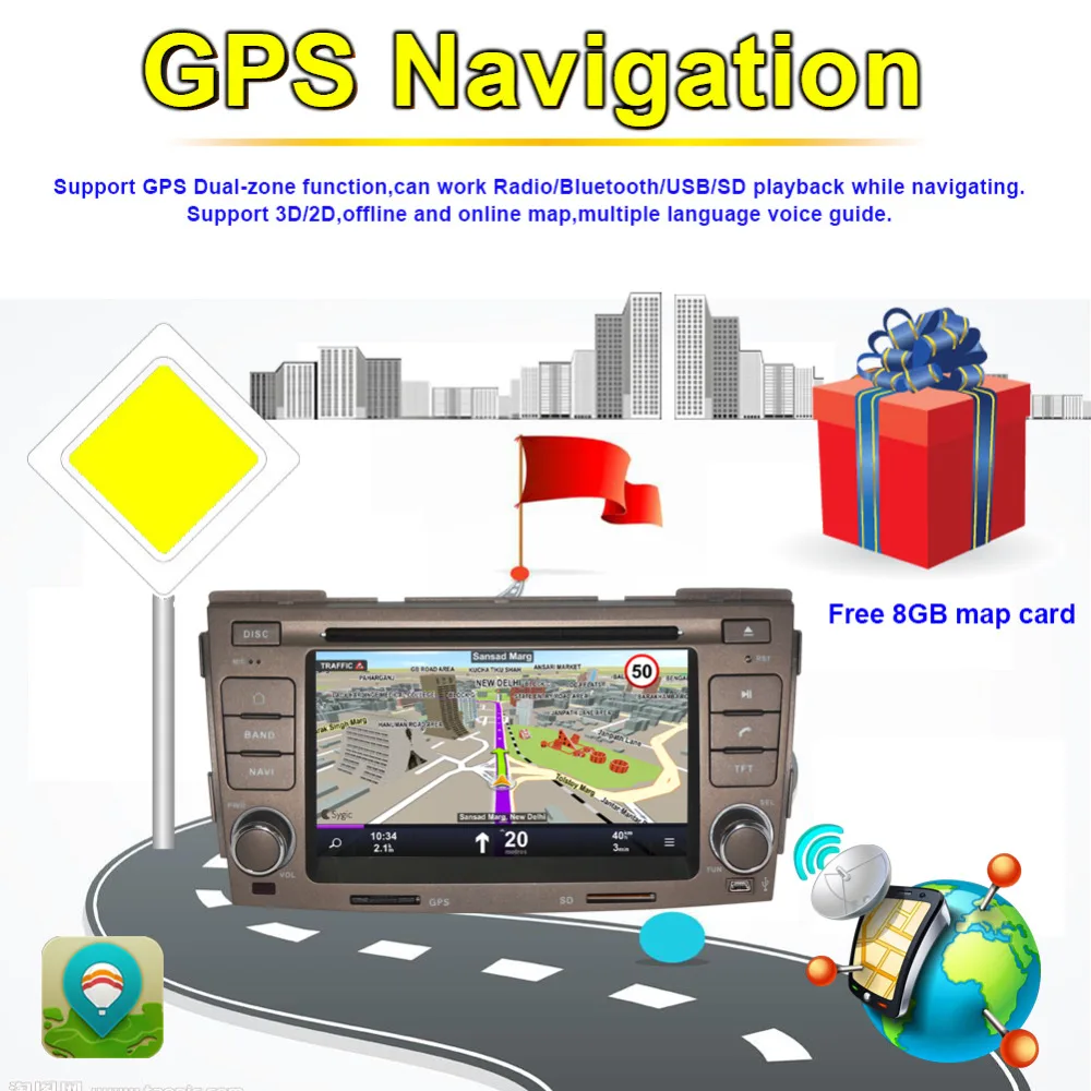 4GB RAM Android 9.0 Octa Core Automobilio DVD Grotuvas GPS Navigacija Hyundai Sonata 2009 2010 Automobilio Radijas Stereo Multimedijos Galvos Vienetas