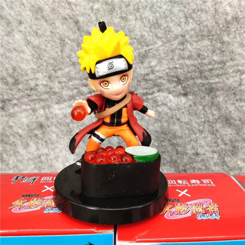 Anime Cartoon Pav Lėlės, Žaislai Vaikams Aklas Lauke Naruto-Modelis Kakashi Sasuke Gaara 8 Dėžės Papuošalai Mielas Siurprizas Gimtadienio Dovana