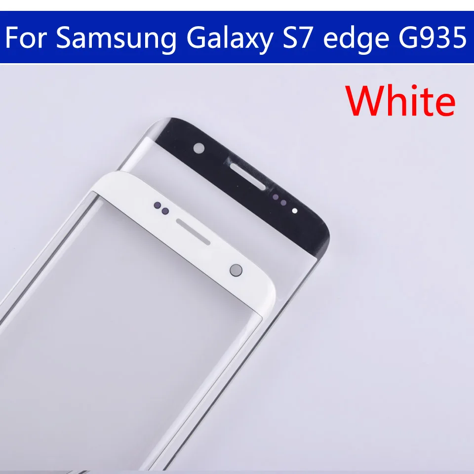 S7Edge Touchscreen Samsung Galaxy S7 Krašto G935 G935F SM-G935FD G935A LCD Jutiklinis Ekranas Priekinės Skydelis Stiklinis Lęšis