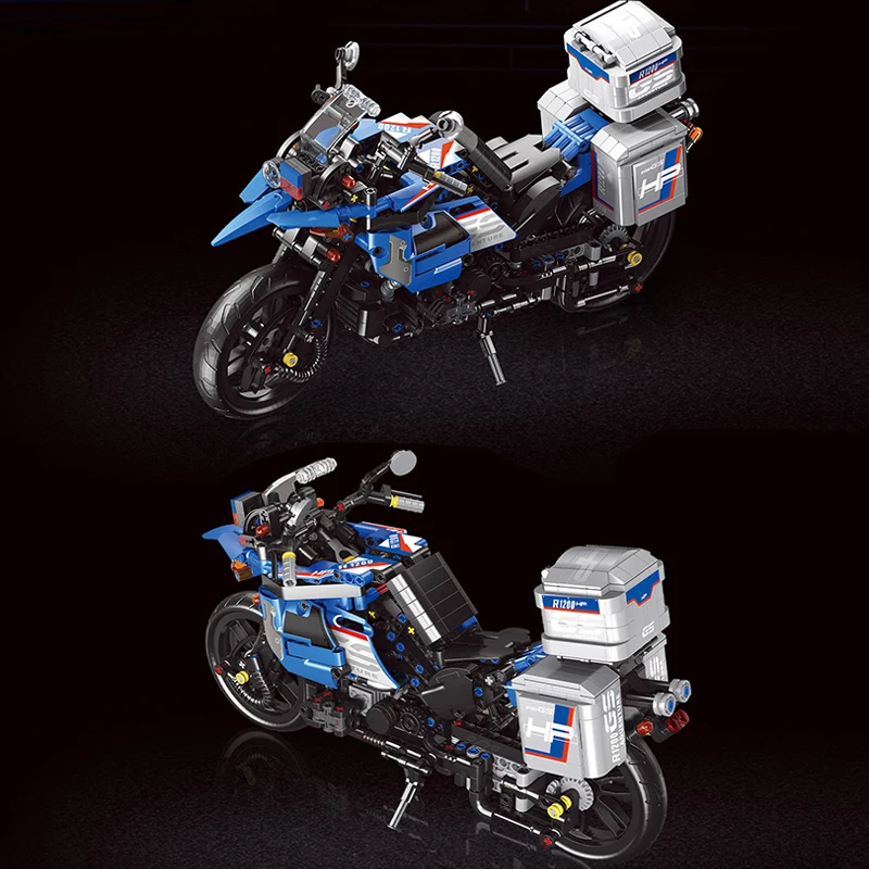 Įrangos pardavimas, biuro įrangos Serijos H2R R1200 Lenktynininkas Motociklų modelių Kūrimo Blokai 800+vnt Kūrėjas Ekspertų Miesto Motociklas Plytų Žaislai Vaikams Dovanų