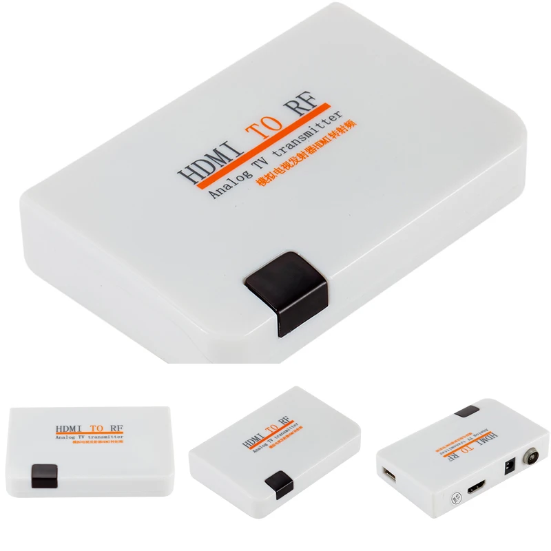 Universalus HDMI RF, Coaxial Converter Box Adapterio Kabelis, Nuotolinio Valdymo Maitinimo 1PCS Nuotolinio Valdymo Priedai