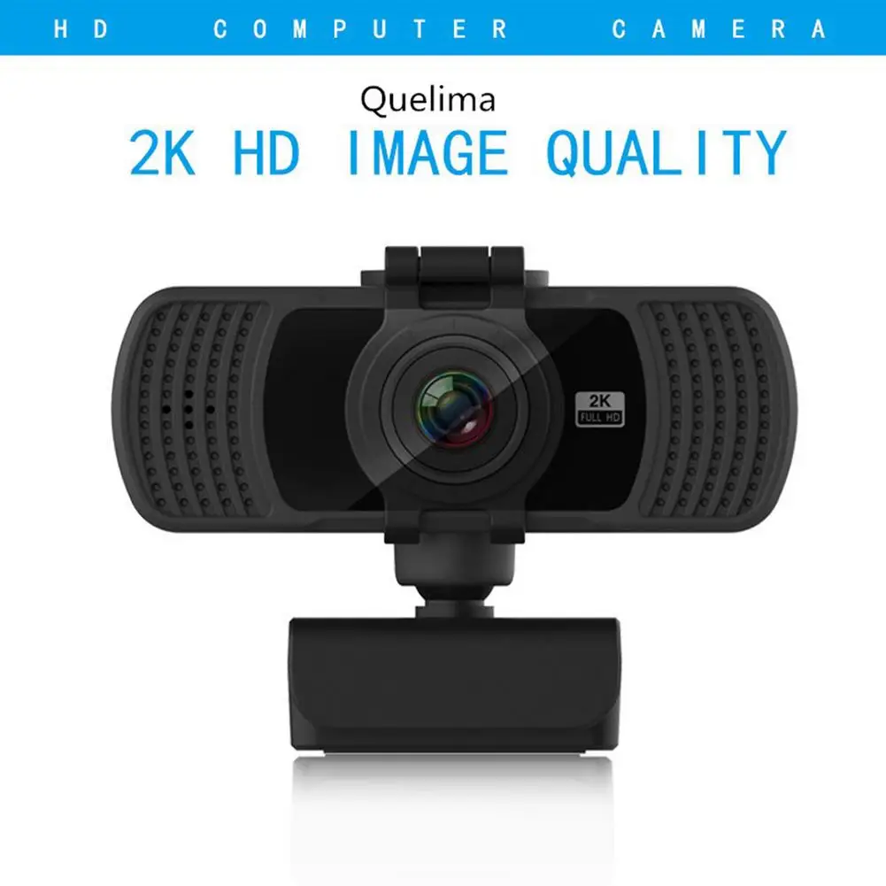 Full HD WebCamera 2K 2560x1440P Kamera, Kompiuteris PC WebCam Nešiojamas Fotoaparatas Skirtas 