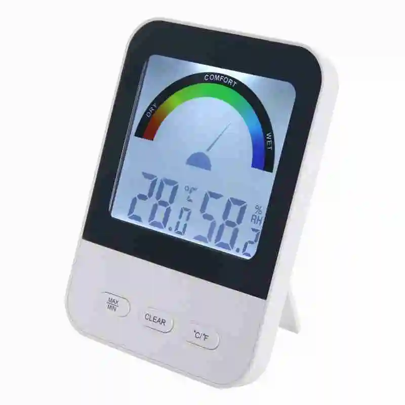 Skaitmeninės buitinės elektronikos termometras ir drėgmėmačiu patalpų termometras termometras sauso ir šlapio komfortą vadovas testeris
