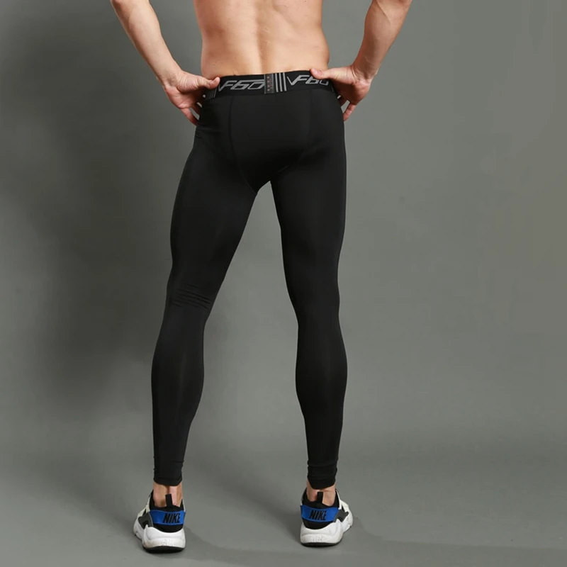 Vyrai Veikia Pėdkelnės, Kelnės 2019 Vyrų Sporto Legging Sportswears Quick Dry Orui Pro Suspaudimo Gimnastikos Fitneso Sporto Kelnės
