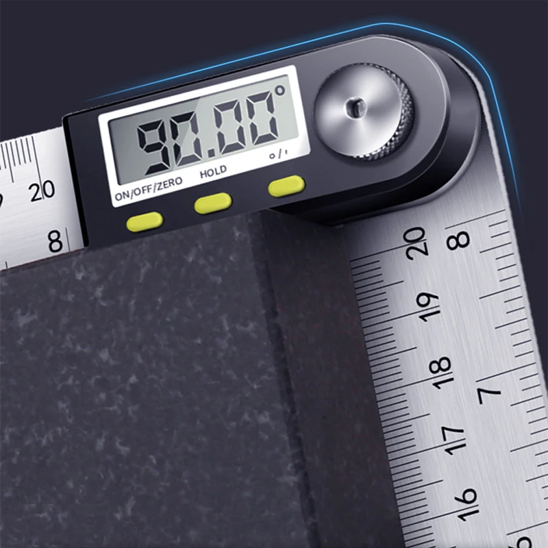 200 mm/300 mm Skaitmeninis matlankis 8inch 12inch kampas valdovas Finder Metrų Nerūdijančio Plieno 360 laipsnių goniometer inclinometer valdovas