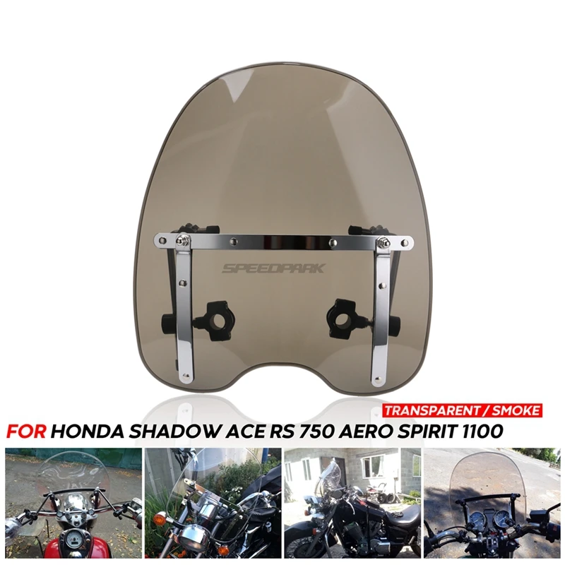 Moto dviratis, Motociklas Motociklo priekinio Stiklo, Priekinio stiklo Aišku, Honda Shadow ACE RS 750 Aero Dvasia 1100