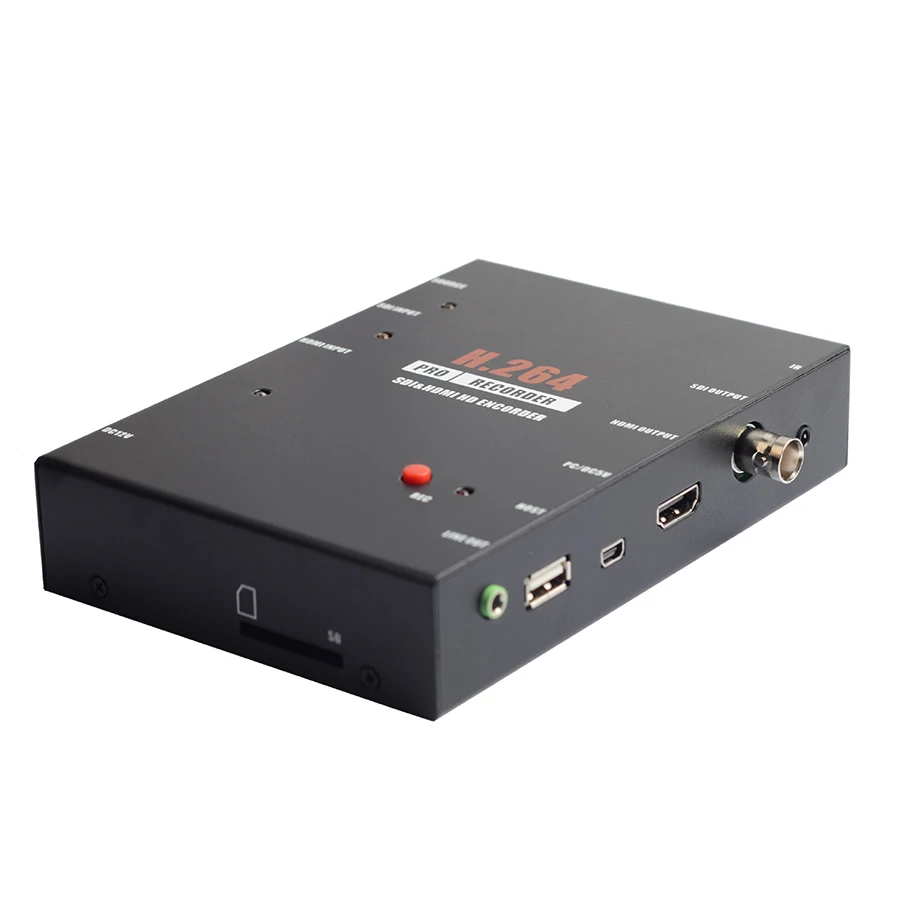 EZCAP286 SDI HD Filmavimo Diktofonas Live Transliacijos Parama FOOTSWIT USB Flash/HDD/SD kortelės Su Nuotolinio Valdymo