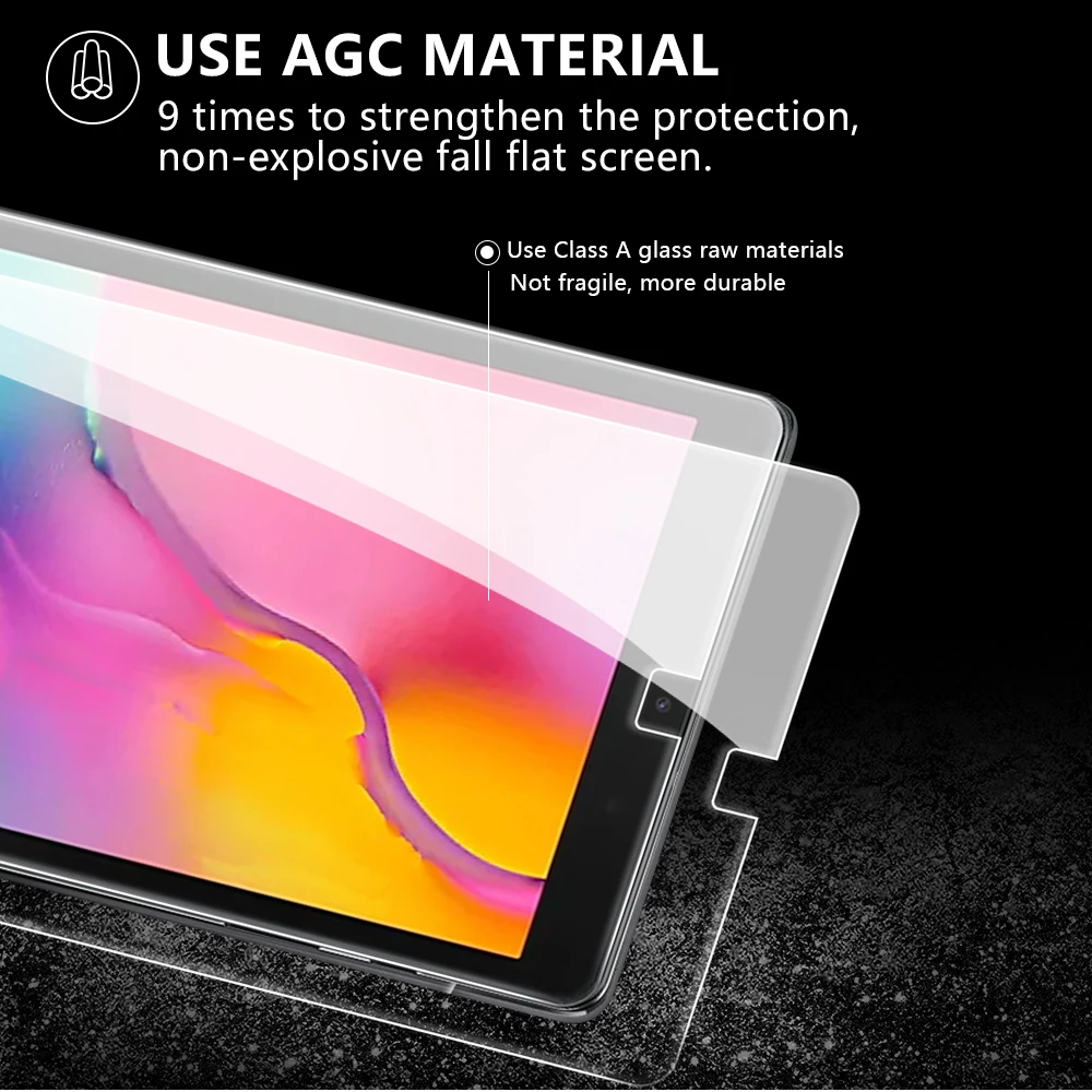 Grūdintas Stiklas Screen Protector for Samsung Galaxy Tab 10.1 2016 T580 T585 Filmas 