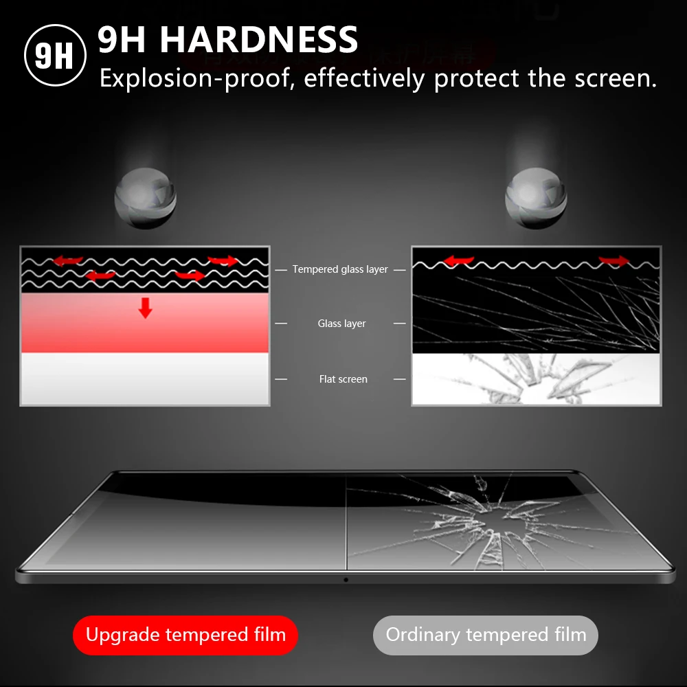 Grūdintas Stiklas Screen Protector for Samsung Galaxy Tab 10.1 2016 T580 T585 Filmas 