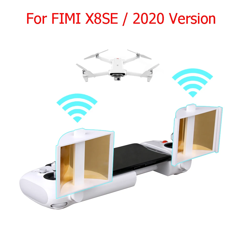VMI SE X8 valdymo pultelio Signalo Stiprintuvas vaizdo kamera Drone Antenos Range Extender Signalo Stiprintuvas Antenai pratęsimo Priedai
