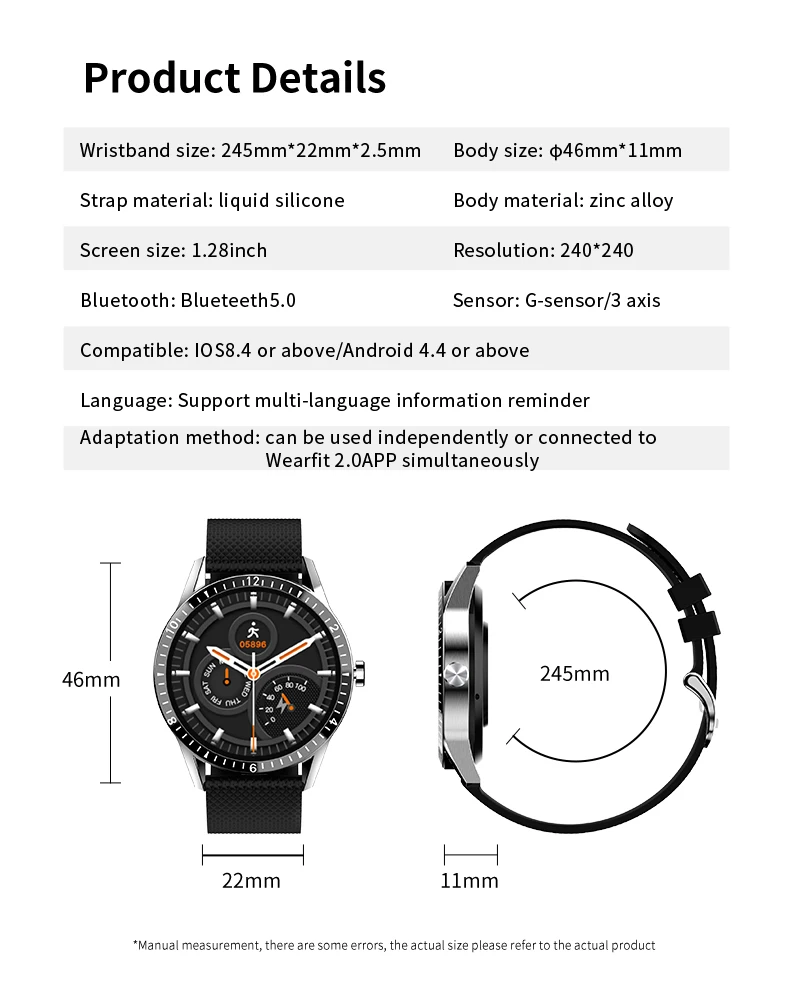 Smart Watch Vyrų Fitneso Sekimo Širdies ritmas, Kraujo spaudimas skambinimo funkcija informacija relogio Smartwatch moterų smartchwatch