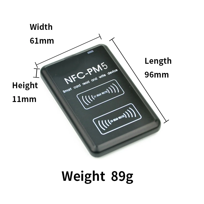 Naujas PM5 Rašytojas 13.56 Mhz UID Klavišą klonas Kopijuoklis NFC Visą Dekodavimo RFID Funkcija 125Khz Reader T5577 Žymeklį, popierinės kopijavimo aparatų matricos