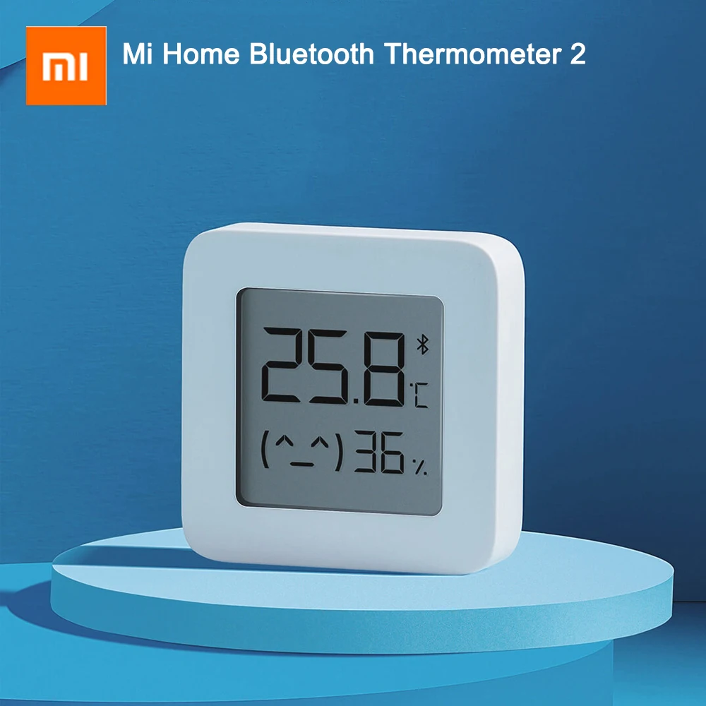 [Naujausia Versija] XIAOMI Mijia Bluetooth Termometras, 2 Belaidžiai Protingas Elektros Skaitmeninis Termometras su Drėgmėmačiu Dirbti su Mijia APP