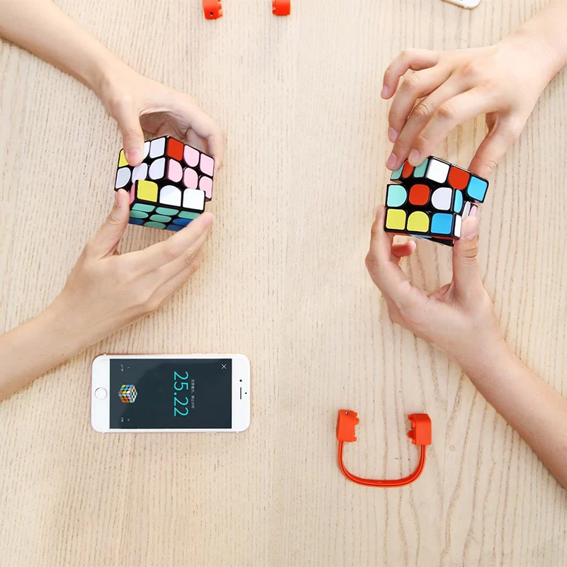 Youpin Giiker super protingas kubo App nuotolinio comntrol Professional Magic Cube Galvosūkiai Spalvinga Švietimo Žaislai,vyras, moteris