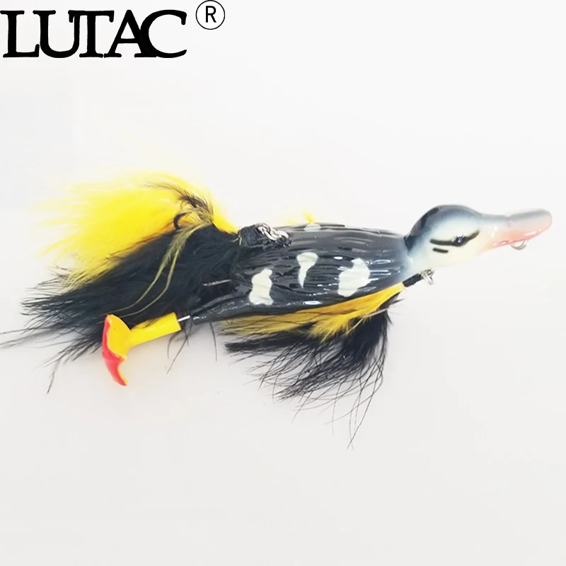 LUTAC 105mm 29g Žvejybos Antis masalus lydekos Kieto Plastiko masalas Varlė Plūduriuojantis Dirbtinis masalas, Bass, Jaukų, Žvejybos Reikmenys