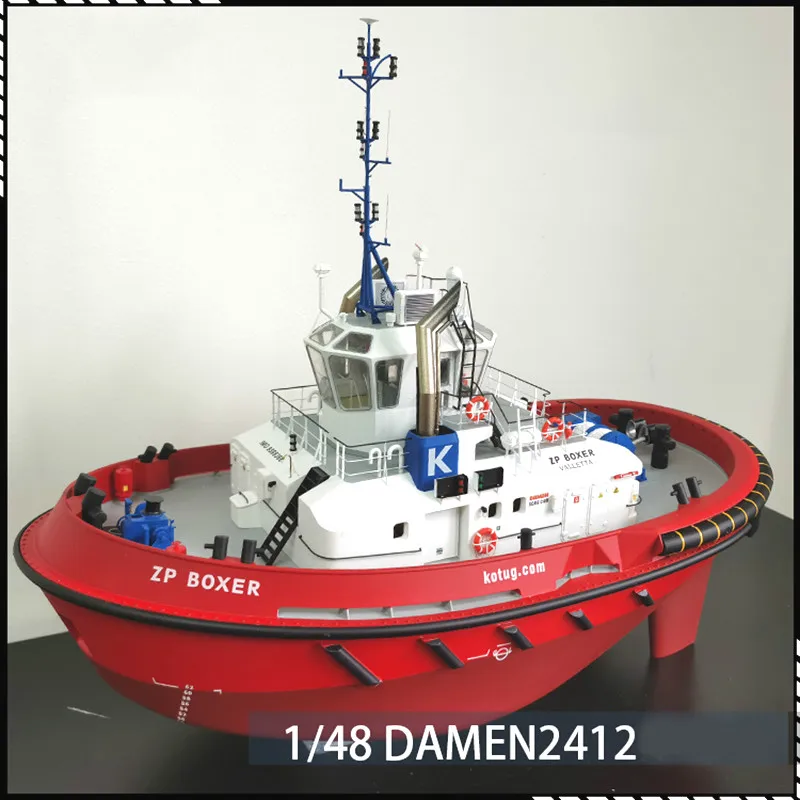 Vietoje 1/48DAMEN 2412 Vilkikas 515mm Laivų Modeliavimo Dervos Laivo Modelio Rinkinį