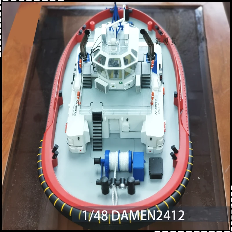 Vietoje 1/48DAMEN 2412 Vilkikas 515mm Laivų Modeliavimo Dervos Laivo Modelio Rinkinį