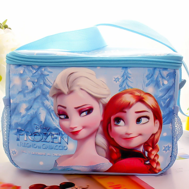 Sušaldyti Animacinių Filmų Ledo Kuprinė Naujų Studentų Priešpiečių Dėžutė, Maišelis Peties Iškylų Krepšys Žaislai Vaikams Disney Vaikams Elsa Princesė Šiltas Krepšiai