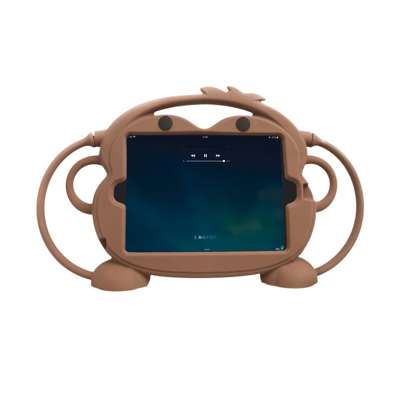 Automobilio galinė Sėdynė Tablet Case for iPad mini 1 2 3 4, Pagalvėlės Mount Turėtojas Silikoninis Dangtelis Su Atrama Vaikams Vaikų Namuose Lova